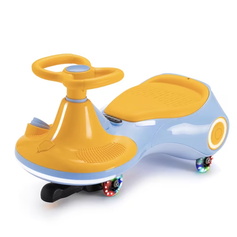Electric Wiggle Car Ride-On Toy with Rechargeable Battery