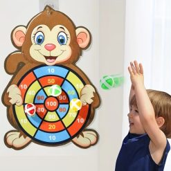 Monkey Sticky Ball Dart Target Game